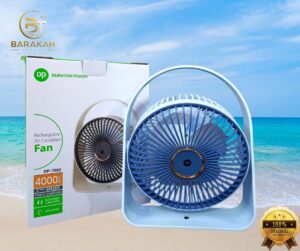 Duration Power (DP) 6-Inch Rechargeable Air Circulation Fan (Model: DP-7652).