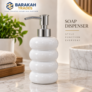 modern bubble-shaped liquid soap dispenser